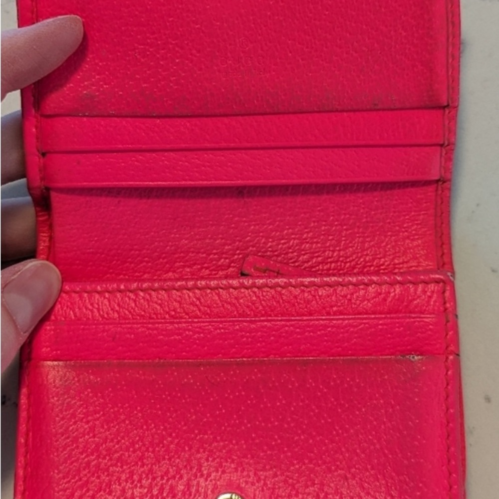 Gucci Pink Floral GG Horsebit Card Case - Picture 4 of 11